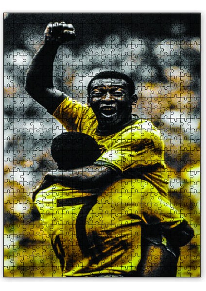 Pele 1970 Brasile Italia 120 Parça Puzzle Yapboz Mdf (Ahşap)