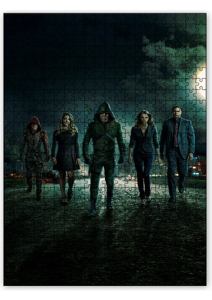 Arrow Full Kadro Görseli 120 Parça Puzzle Yapboz Mdf (Ahşap)