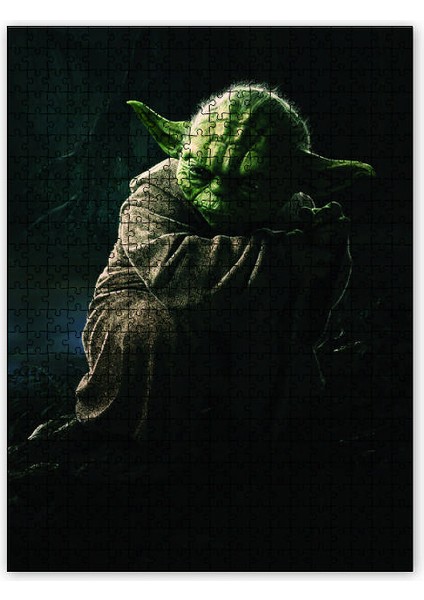 Yoda Star Wars 120 Parça Puzzle Yapboz Mdf (Ahşap)