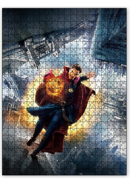 Dr.strange Fantasy Görseli 120 Parça Puzzle Yapboz Mdf (Ahşap)