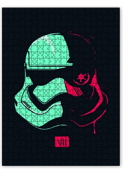 Star Wars 7 120 Parça Puzzle Yapboz Mdf (Ahşap)