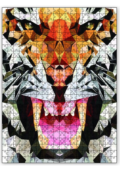 Prizmatik Kaplan 255 Parça Puzzle Yapboz Mdf (Ahşap)