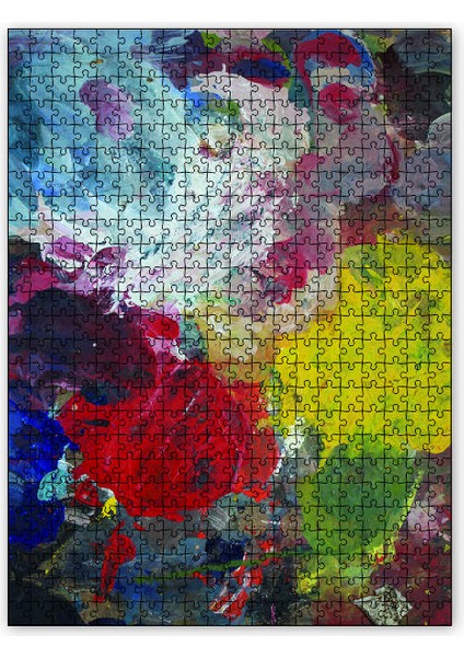 Yağlıboya Çalışması Sanat 120 Parça Puzzle Yapboz Mdf (Ahşap)