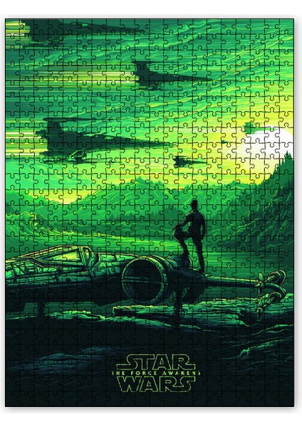 Star Wars The Force Awakens 120 Parça Puzzle Yapboz Mdf (Ahşap)