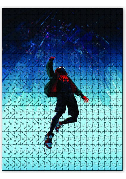 Spider-Man Into The Spider Verse 120 Parça Puzzle Yapboz Mdf (Ahşap)