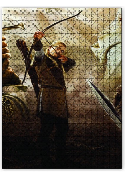 Yüzüklerin Efendisi Legolas 120 Parça Puzzle Yapboz Mdf (Ahşap)