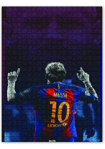 Messi Messi 1000 Parça Puzzle Yapboz Mdf (Ahşap)