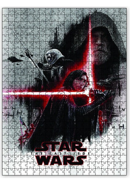 Star Wars The Last Jedi 255 Parça Puzzle Yapboz Mdf (Ahşap)