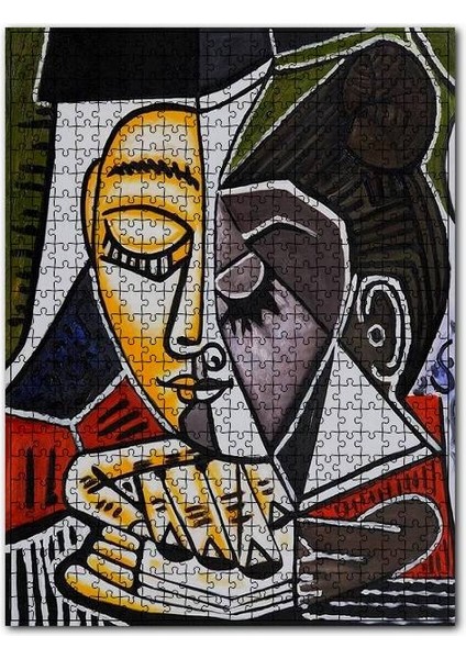 Tete D'une Femme Lisant 1953 By Pablo Picasso 255 Parça Puzzle Yapboz Mdf (Ahşap)