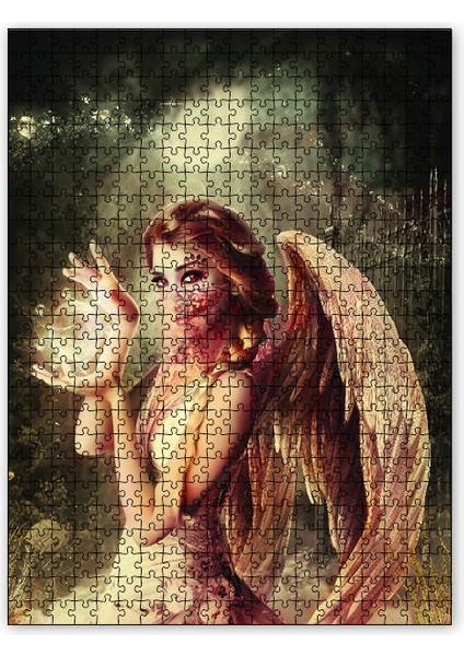 Cennetin Sihirli Muhafızı 120 Parça Puzzle Yapboz Mdf (Ahşap)