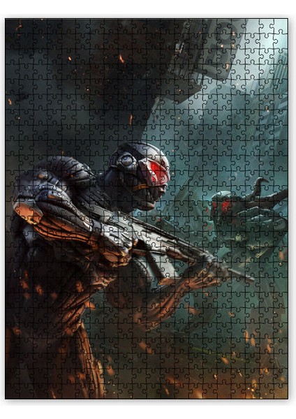 Crysis 3 Pusu 1000 Parça Puzzle Yapboz Mdf (Ahşap)