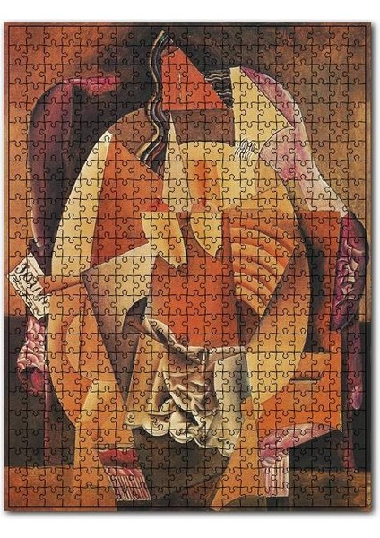 Woman In An Armchair 1913 By Pablo Picasso 1000 Parça Puzzle Yapboz Mdf (Ahşap)