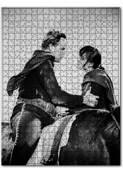 Marlon Brando Aşk ve Intikam Sahnesi 120 Parça Puzzle Yapboz Mdf (Ahşap)