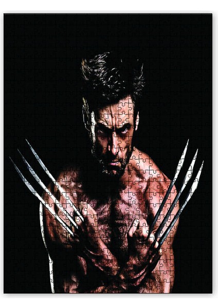 The Wolverine 120 Parça Puzzle Yapboz Mdf (Ahşap)