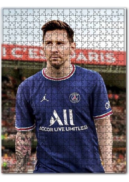 Messi Psg Sahada 1000 Parça Puzzle Yapboz Mdf (Ahşap)