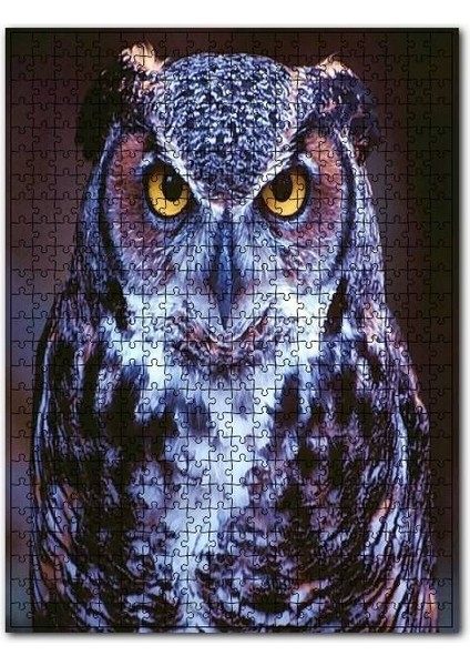 Bubo Baykuşu 1000 Parça Puzzle Yapboz Mdf (Ahşap)