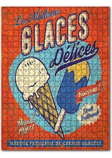 En Iyi Dondurma Lezzeti Görseli 120 Parça Puzzle Yapboz Mdf (Ahşap)