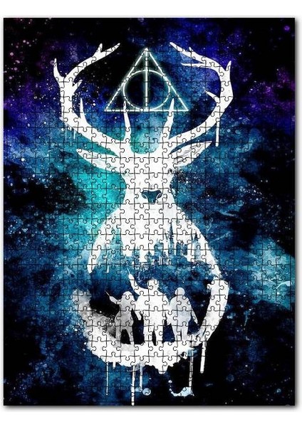 Eski Harry Potter Karekter Figürü Görseli 500 Parça Puzzle Yapboz Mdf (Ahşap)