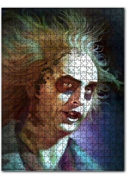 Beter Böcek Şekilli Görsel 120 Parça Puzzle Yapboz Mdf (Ahşap)