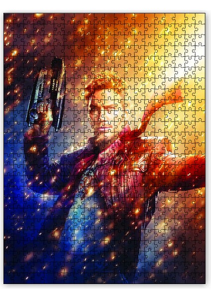 Star Chris Pratt 1000 Parça Puzzle Yapboz Mdf (Ahşap)