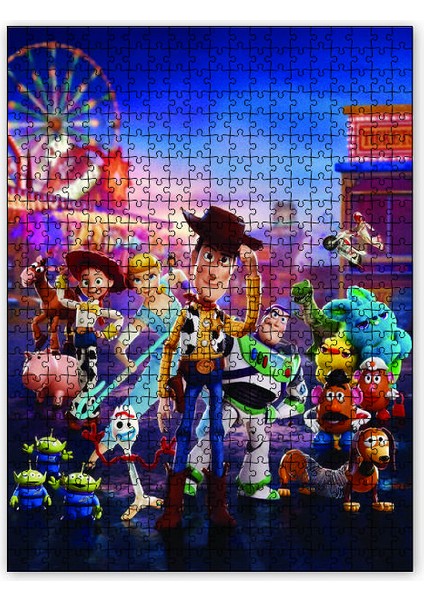 Toy Story 4 1000 Parça Puzzle Yapboz Mdf (Ahşap)