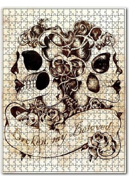 Kalbi Kırık Ölü Kadınlar 1000 Parça Puzzle Yapboz Mdf (Ahşap)