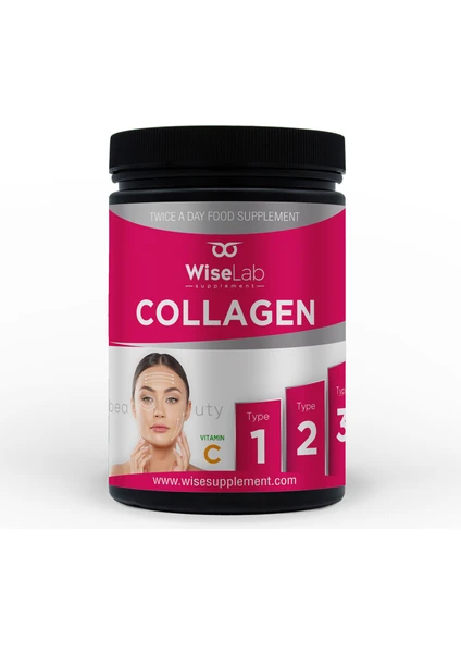 Wiselab Beauty Collagen Powder TIP123 Vitamin C 300GR