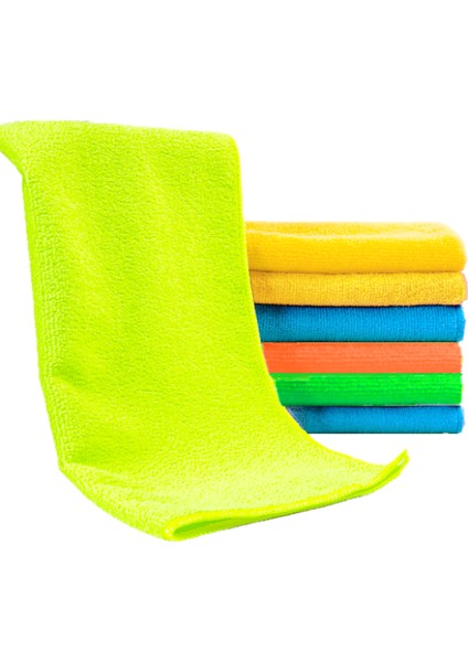 Vıscomop Microshine Parlak Dolgulu Temizlik Bezi 4'lü Set