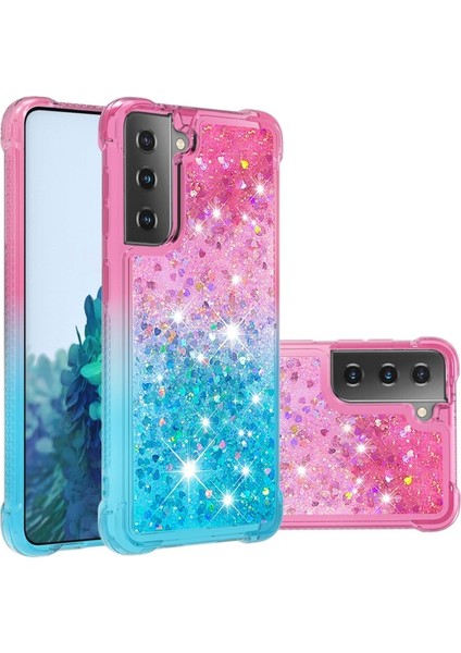 Samsung Galaxy S21 Için Parıltılı Tpu Telefon Kılıfı (Yurt Dışından)