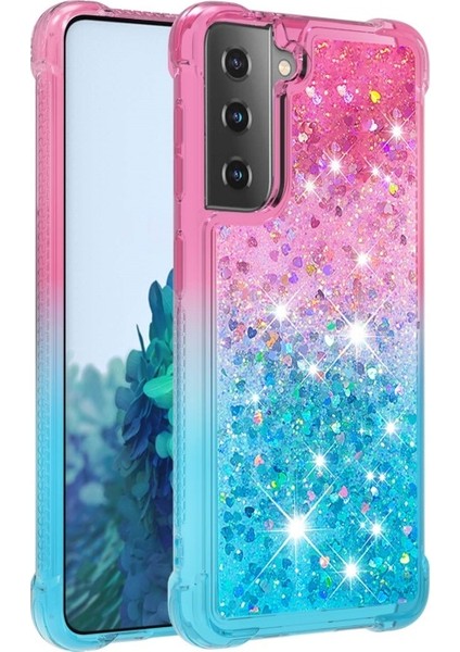 Samsung Galaxy S21 Için Parıltılı Tpu Telefon Kılıfı (Yurt Dışından) modelleri