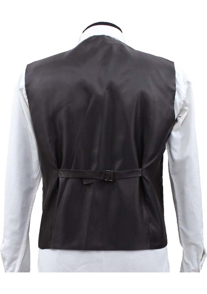 Erkek Yelek V Yaka Kahve Balıksırtı 50353 indirimleri