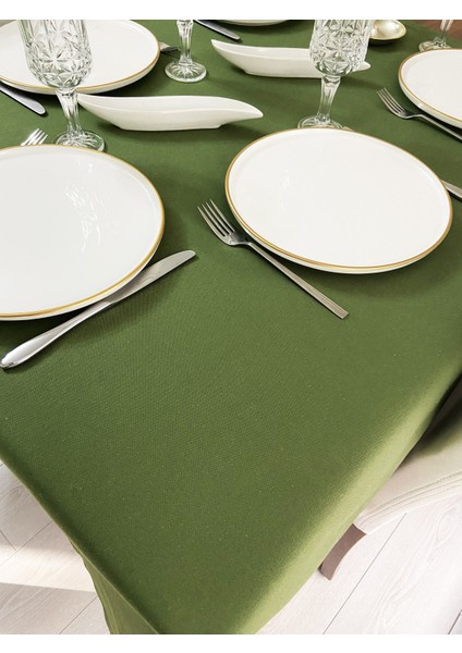Sıvı Geçirmez Dertsiz Masa Örtüsü Yeşil 13 Parça fiyatları