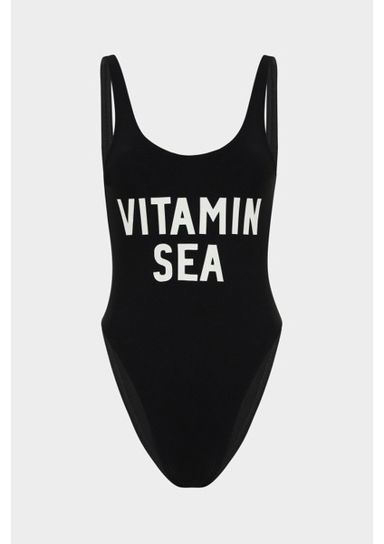 Vitamin Sea Sloganlı Push Up Mayo