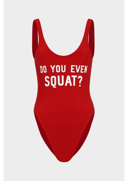 Do You Even Squat ? Sloganlı Push Up Mayo