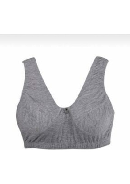 Penye Yarım Atlet Sütyen Gri 1 Adet