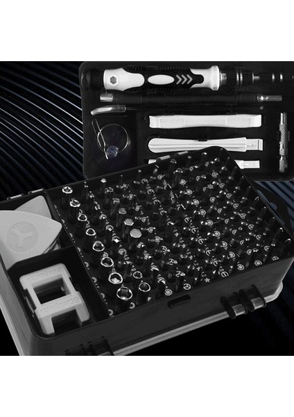 Ally 117 Parça Profesyonel Cep Telefonu Tablet Laptop Tamir Seti Tornavida Seti