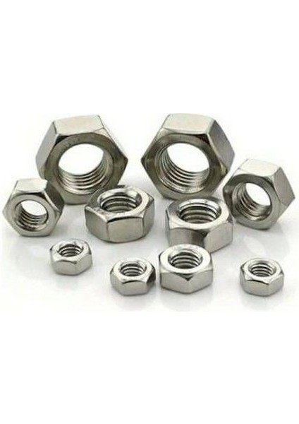 M8 Somun Galvanizli DIN:934 (50-Adet)