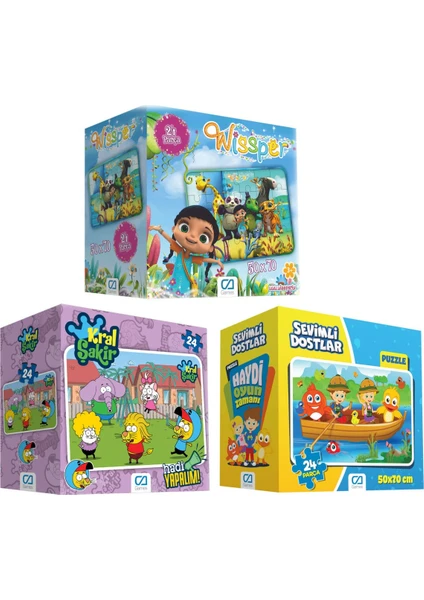 Ca Games Lisanslı Yer Puzzle Set