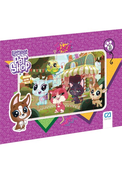 Lıttlest Pet Shop Frame Puzzle 35 Parça 2'li Puzzle Seti