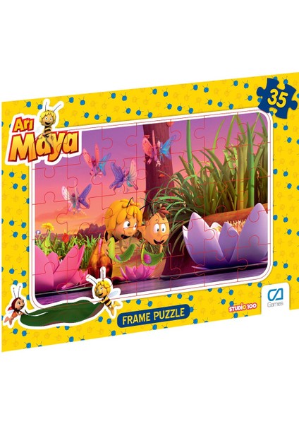 Arı Maya Frame Puzzle 35 Parça 2'li Puzzle Seti