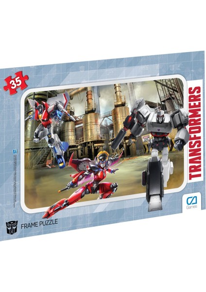 Transformers Frame Puzzle 35 Parça 2'li Puzzle Seti