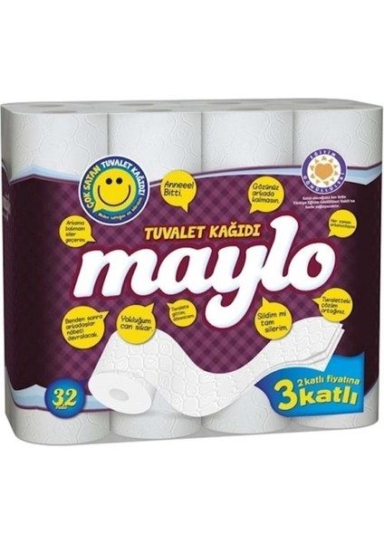 3 Katlı Tuvalet Kağıdı 32 Rulo