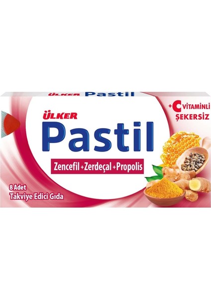 Pastil 8'li 22,4 gr Zencefil Zerdeçal Propolis