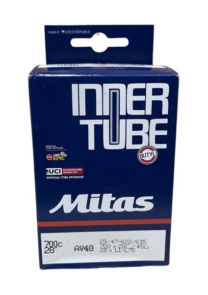 Rubena 700X28/45C Kalın Sibop 47 mm Bisiklet Iç Lastik