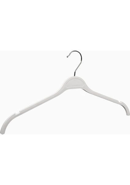 10'lu DBL 40cm Ahşap Görünümlü Dolgulu Plastik Üst Grup Askısı
