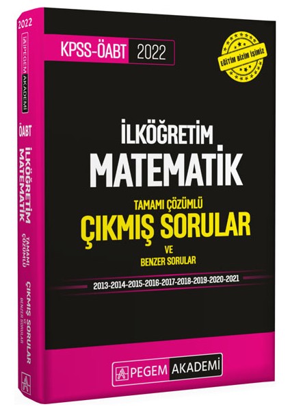 2022 KPSS ÖABT İlköğretim Matematik Çıkmış Sorular (Cep Boy)