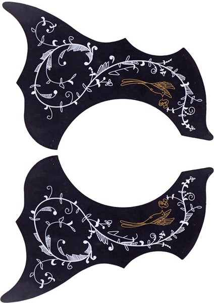 2 Adet 40 41IN Akustik Gitar Pickguard Sol ve Sağ El'i Müzik Seti (Yurt Dışından)