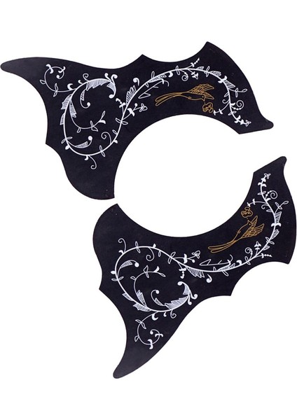 2 Adet 40 41IN Akustik Gitar Pickguard Sol ve Sağ El'i Müzik Seti (Yurt Dışından)