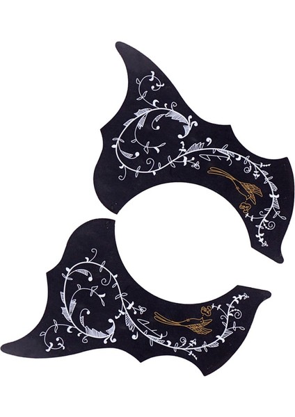 2 Adet 40 41IN Akustik Gitar Pickguard Sol ve Sağ El'i Müzik Seti (Yurt Dışından)