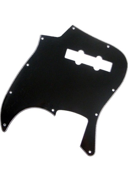 3ply Caz Bas Gitar Pick Guard Scratch Plaka 10 Delik Dıy Aksesuar Siyah (Yurt Dışından)